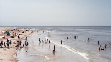 Vlak bij het strand