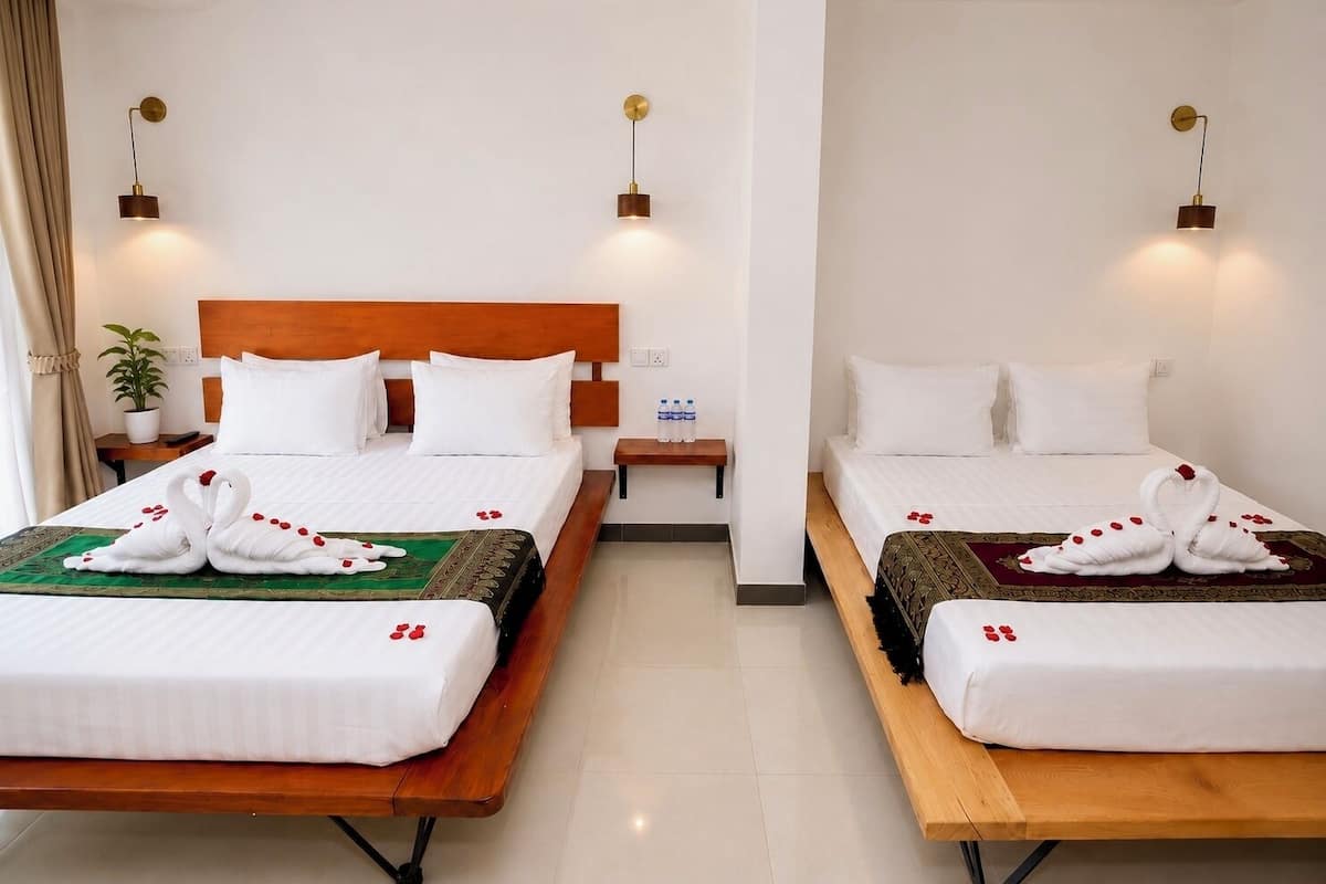 Superior Twin Room, 2 Queen Beds, City View | Premium bedding, in-room safe, soundproofing, WiFi (free)