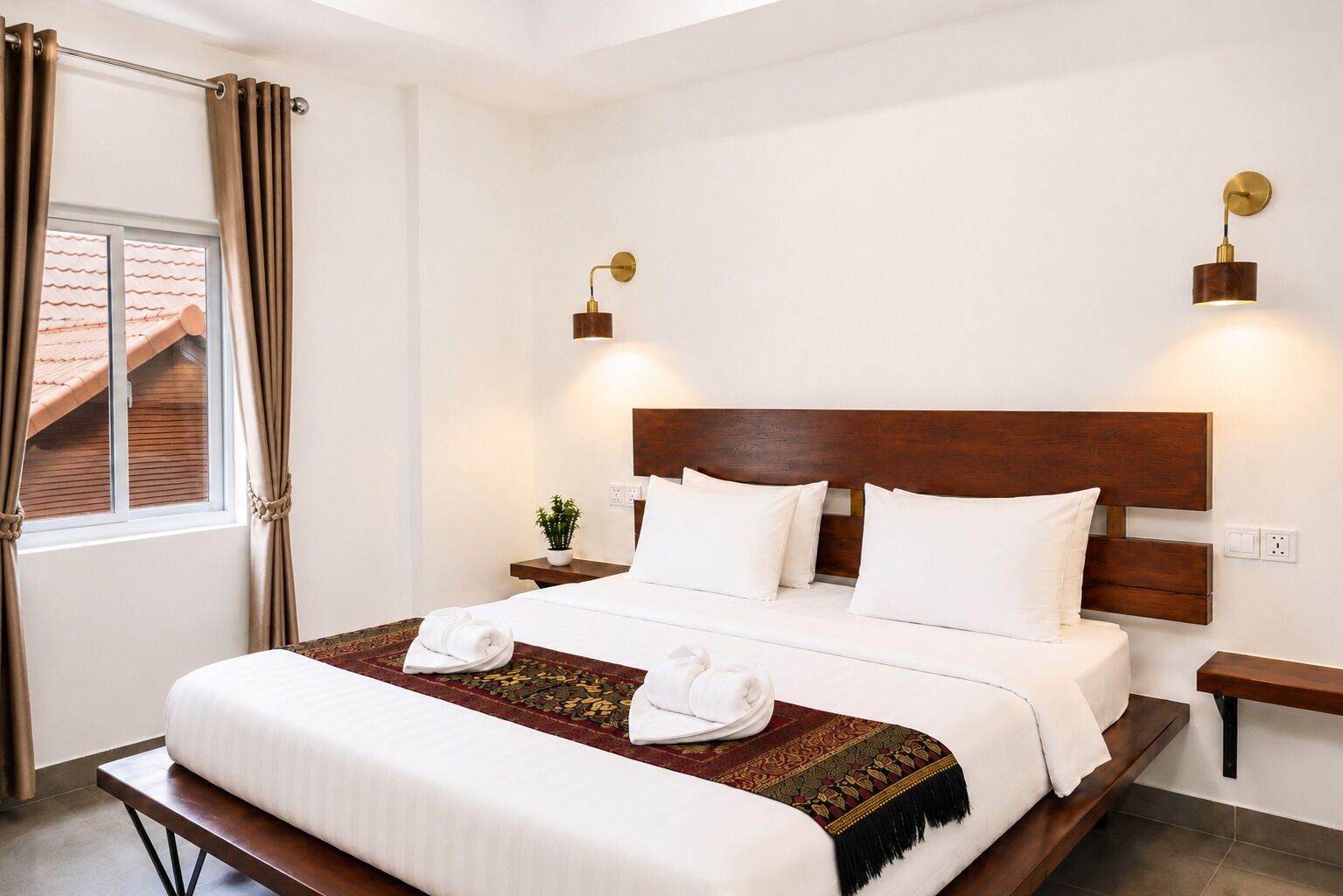 Superior Double Room | Premium bedding, in-room safe, soundproofing, WiFi (free)