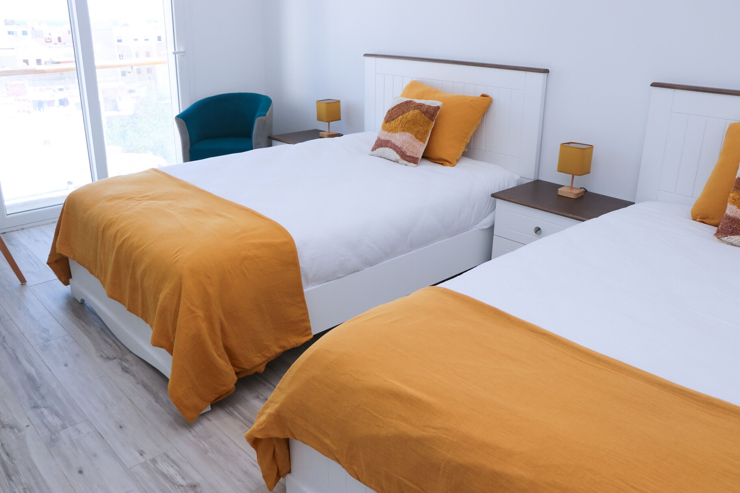 2 quartos, Wi-Fi de cortesia, roupa de cama