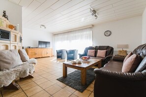 Fernseher, Kamin