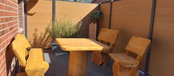 Modern vacation home with terrace in a quiet cul-de-sac in beautiful Aurich