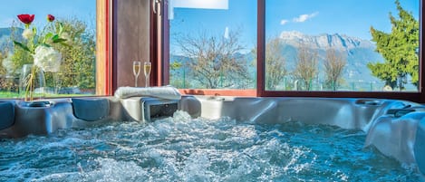 Bubbelpool inomhus