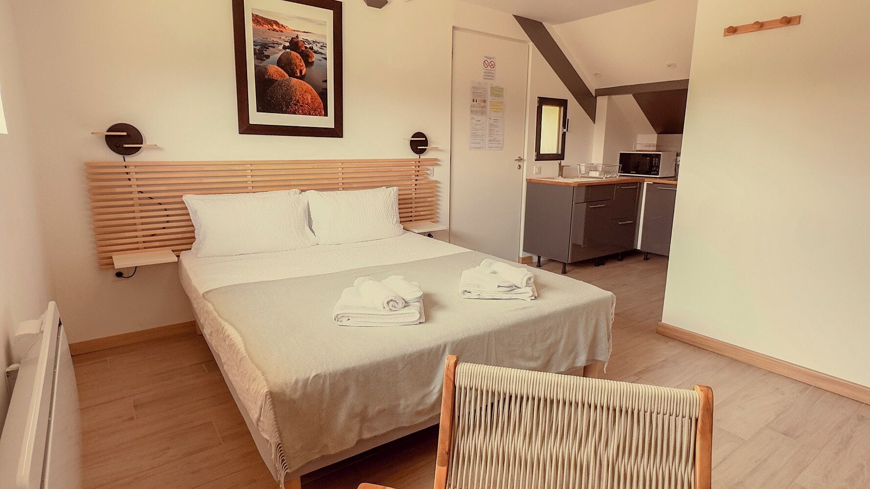 Premium bedding, free WiFi, bed sheets