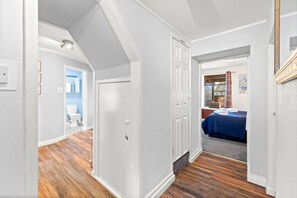 Desk, iron/ironing board, free WiFi, bed sheets