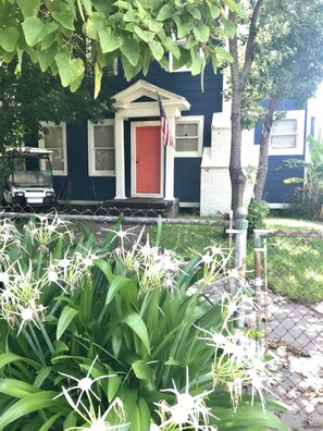 Overnatningsstedets facade