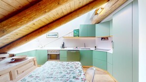 Fridge, oven, stovetop, dishwasher - 4½-room apartment on the 1st and 2nd floor. (Celerina/Schlarigna)