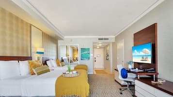 Desk, iron/ironing board, travel crib, WiFi