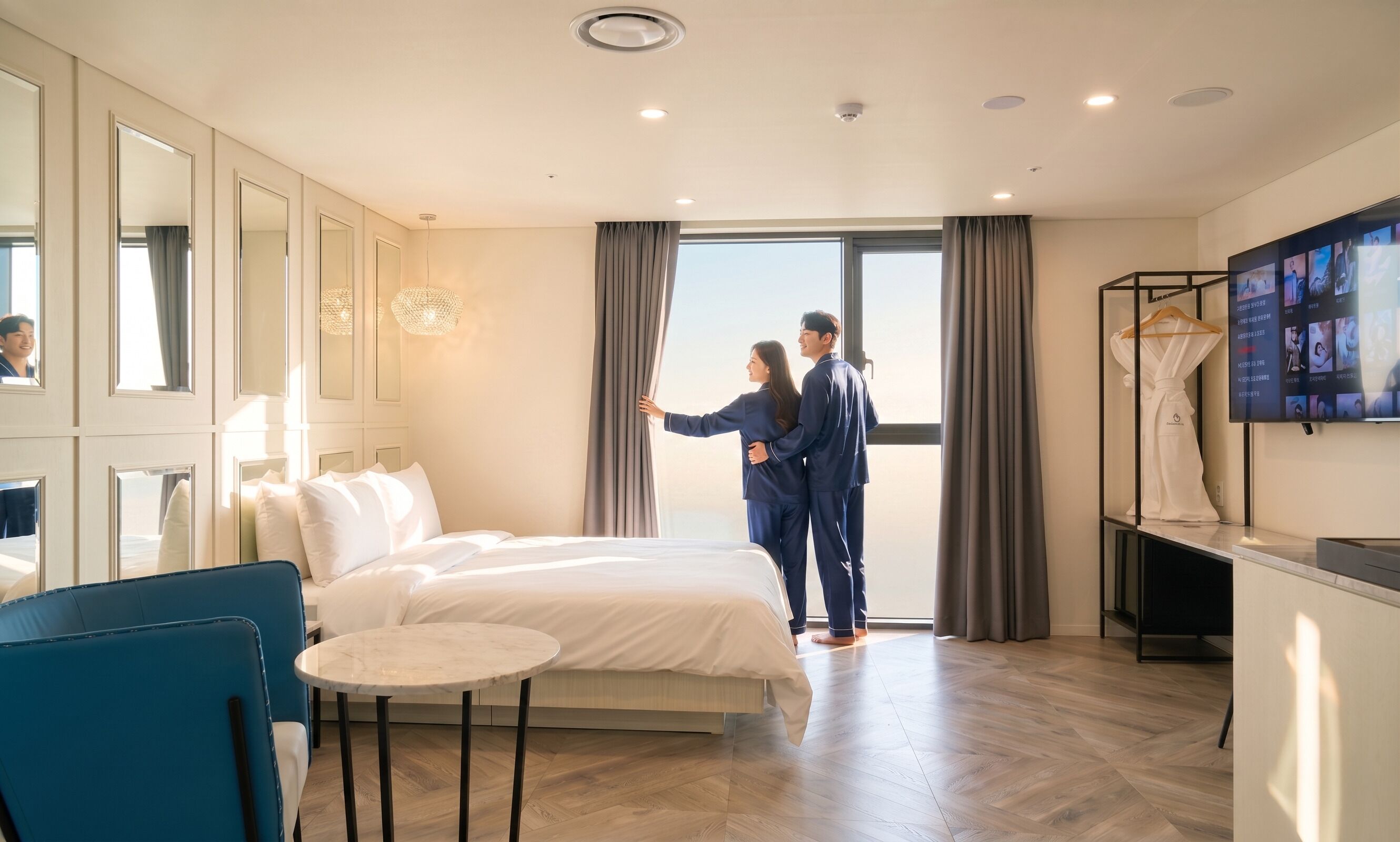 Deluxe, 1 King Bed | Soundproofing, free WiFi, bed sheets