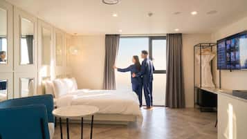 Kamar Deluks, 1 Tempat Tidur King | Kedap suara, Wi-Fi gratis, dan seprai linen