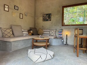 Deluxe Villa, 2 Bedrooms, Kitchen, Garden View | Living area - Into The Blue Sri Lanka (Tangalle)