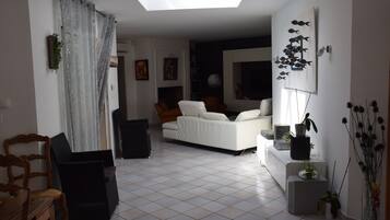 TV connectée, cheminée