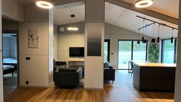 Hytte – deluxe | Oppholdsområde
