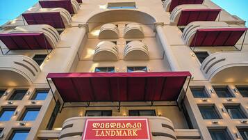 Overnatningsstedets facade