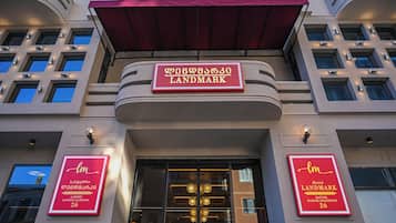 Overnatningsstedets facade