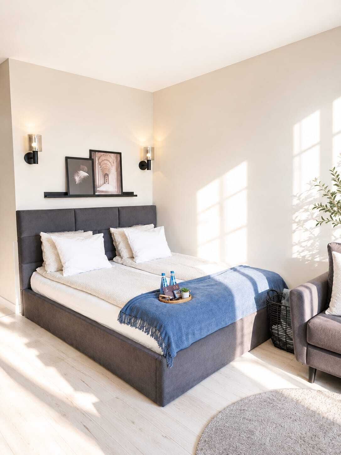 Departamento Confort, balcón, vista a la ciudad | 1 habitación y caja de seguridad en la habitación 