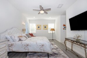 5 Schlafzimmer, Bügeleisen/Bügelbrett, kostenloses WLAN, Bettwäsche