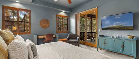 6 chambres, bureau, fer et planche à repasser, lit parapluie