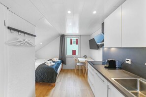 1 室のベッドルーム、アイロン / アイロン台、WiFi、ベッドシーツ