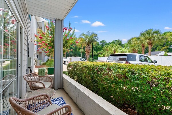 Condo, 2 Bedrooms | Terrace/patio - Royal Poste Unit 2807 2 Bedroom Condo (Sunset Beach)