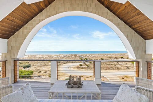 New Ocean Front Luxury Award Winner 6 BR 6.5 BA BHI and Shoals A Rare Find