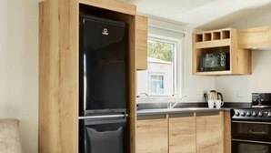 Fridge, microwave, toaster