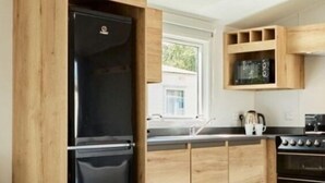 Fridge, microwave, toaster