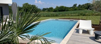 Family home with pool