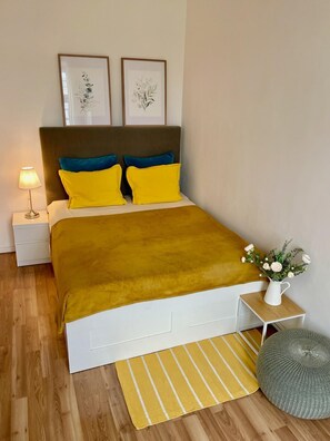 1 chambre, fer et planche Ă repasser, Wi-Fi, draps fournis
