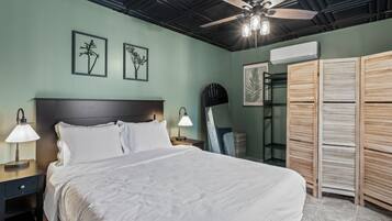 3 chambres, bureau, Wi-Fi gratuit, draps fournis