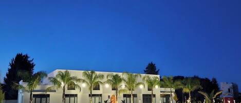 Majoituspaikan julkisivu