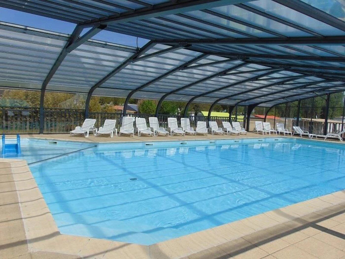 Indoor pool, a heated pool