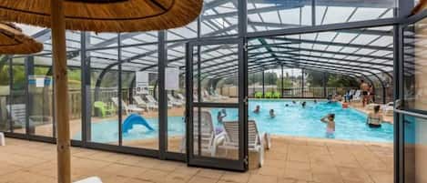 Indoor pool, a heated pool