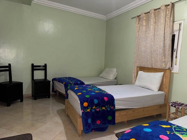 Economy Triple Room, City View | Premium bedding, blackout drapes, free WiFi, bed sheets - HOTEL 7DAYS (Dakhla)