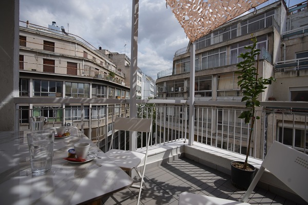 Deluxe Studio, 1 Double Bed with Sofa bed, Balcony, City View | Balcony view