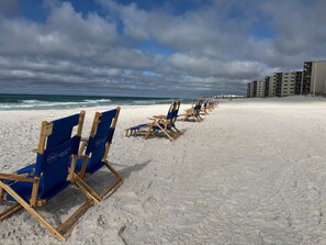 On the beach