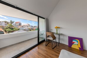 デラックス ダブルルーム バルコニー シティビュー | テラス / パティオ