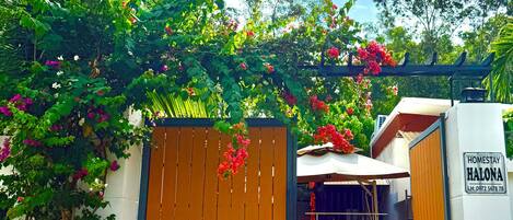 Façade de l’hébergement