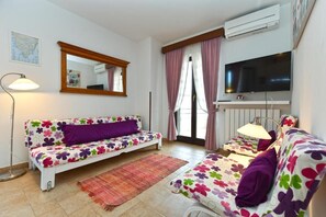 Apartment, 1 Bedroom, Terrace, City View | Living room - Charming Accommodation With Shared Pool Beahost (Vodnjan)