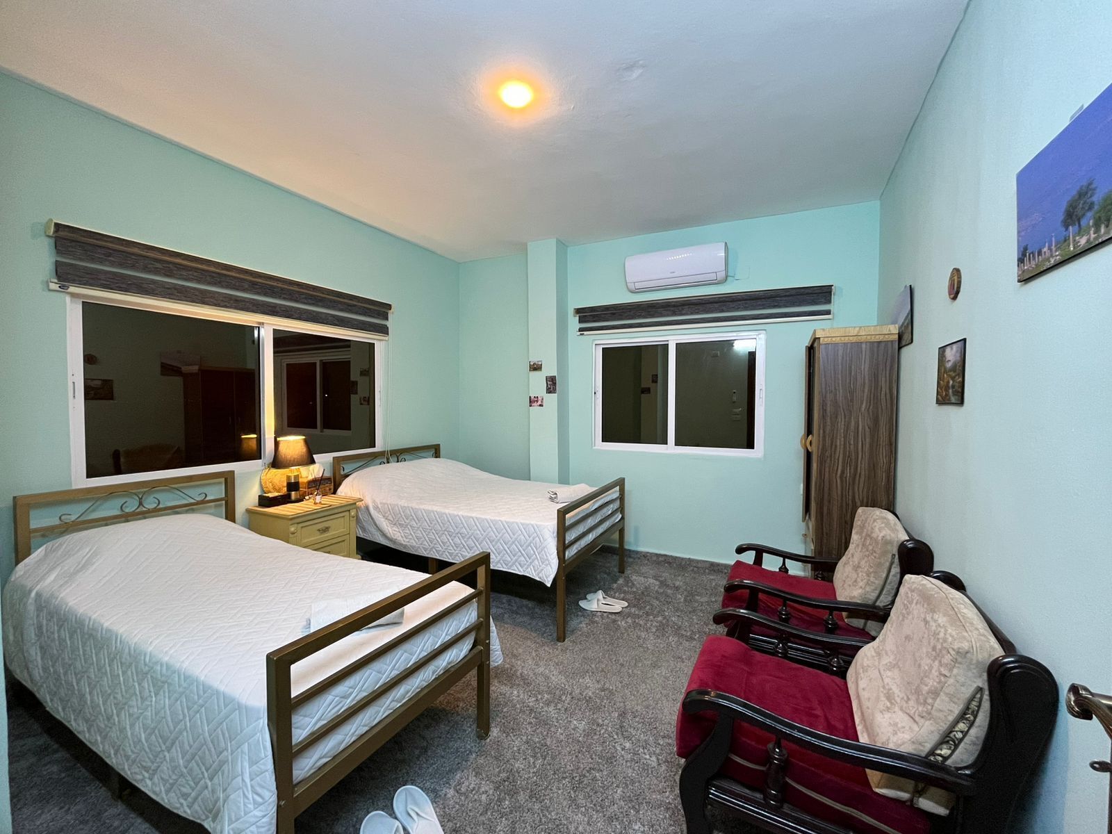 3 間睡房、埃及棉床單、高級寢具、羽絨被