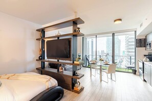 1 chambre, fer et planche à repasser, Wi-Fi, draps fournis