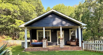 Charming pet-friendly Greenville house with mountain setting and fenced yard