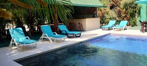Pool - Casa 'Ohana- Charming 3-bedroom house w/ WiFi, AC, pool, in lovely Playa Guiones (Guanacaste Province)