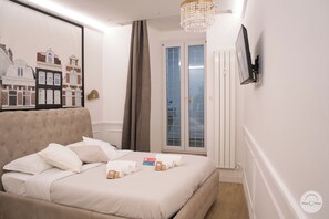 1 bedroom, travel crib, free WiFi, bed sheets - Apartment, Holiday House with Terrace - Rome Center. Near Subway. (Roma)
