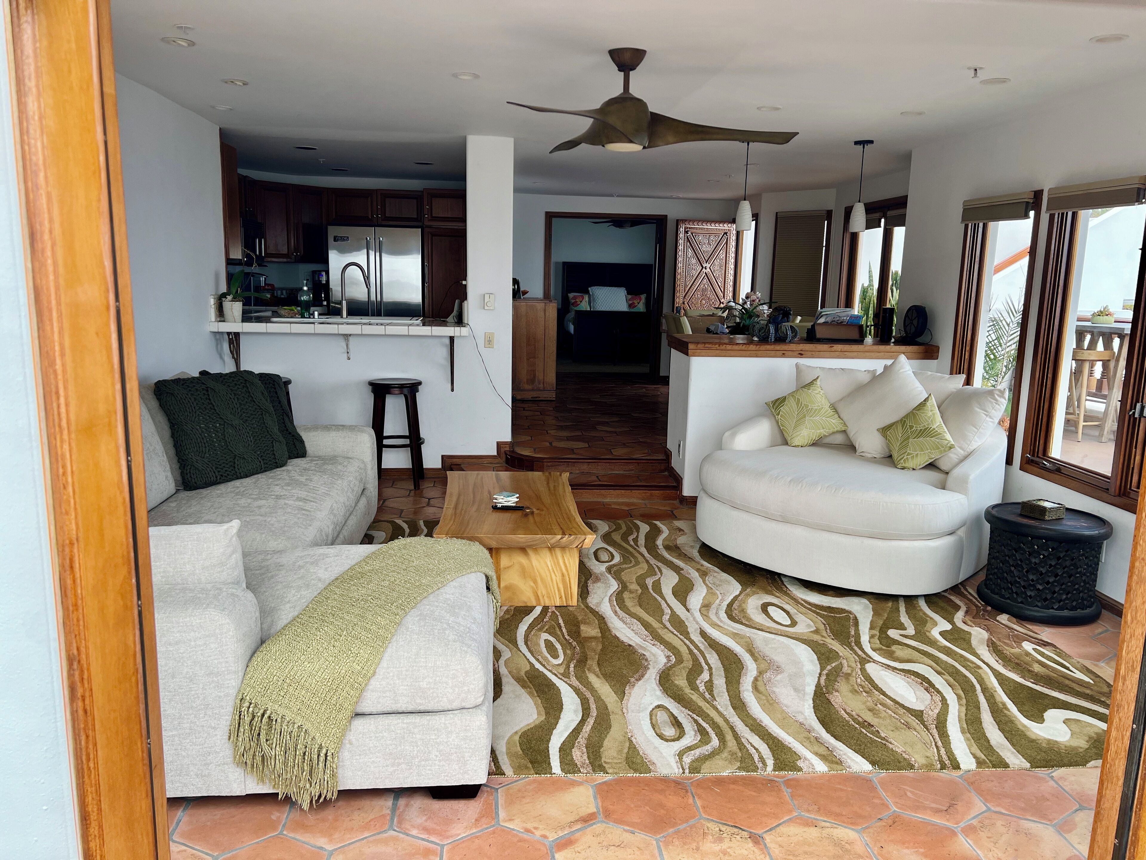 Villa, 2 habitaciones, balcón, vista a la montaña | Sala de estar