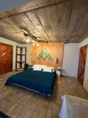 Cabana luxo, vista para a montanha