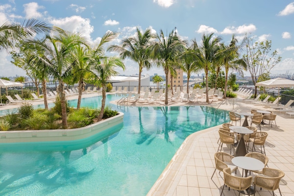Rooftop pool