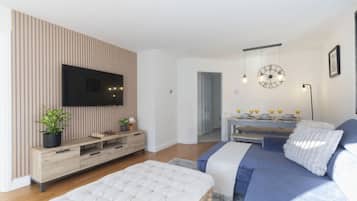 2 bedrooms, iron/ironing board, travel crib, WiFi