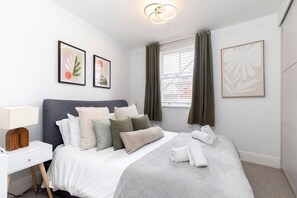 1 bedroom, iron/ironing board, travel crib, free WiFi