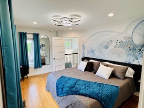 5 chambres, fer et planche à repasser, lit parapluie, Wi-Fi gratuit
